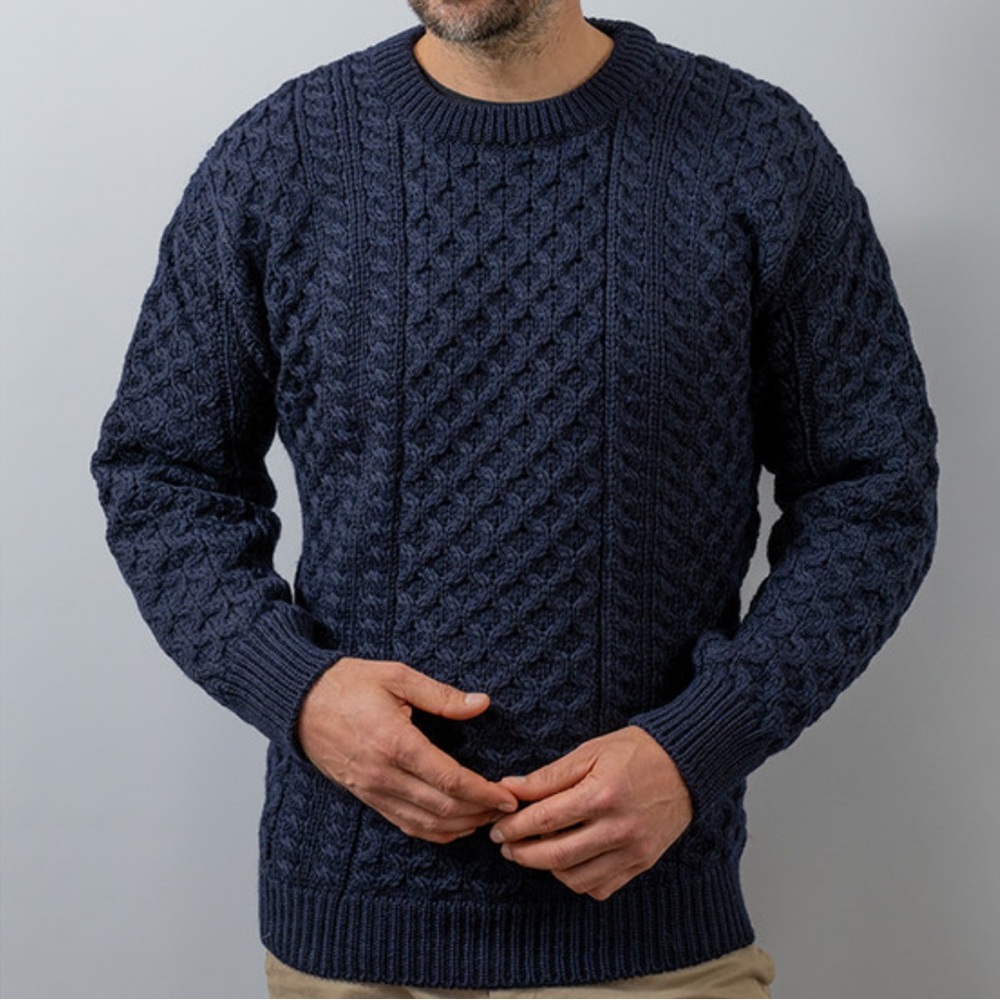 ✨BNWOT - Aran Crafts Ireland Heavyweight Traditional Wool Sweater - size M✨